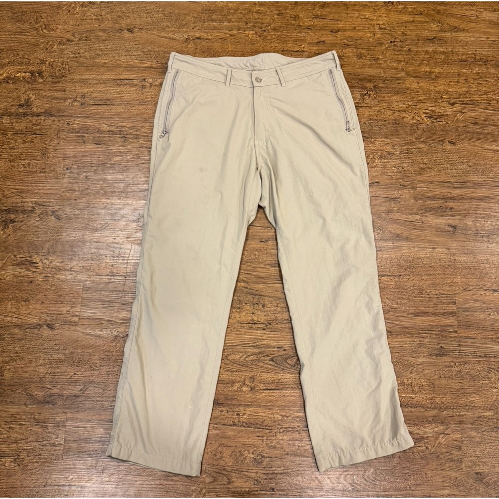 Clothing Arts Beige P^Cubed Pick Pocket Proof Travel Outdoor Pants Men's 34x30